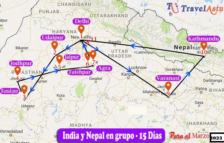 India y Nepal viajes