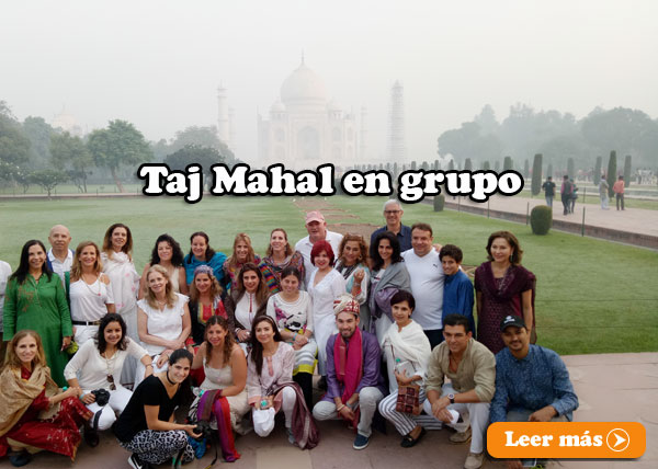 taj mahal en grupo